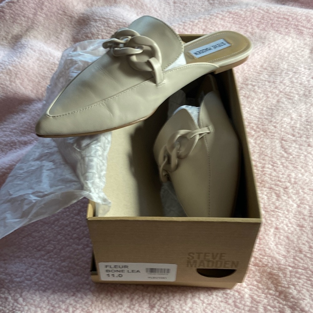 Steve Madden Leather Mules